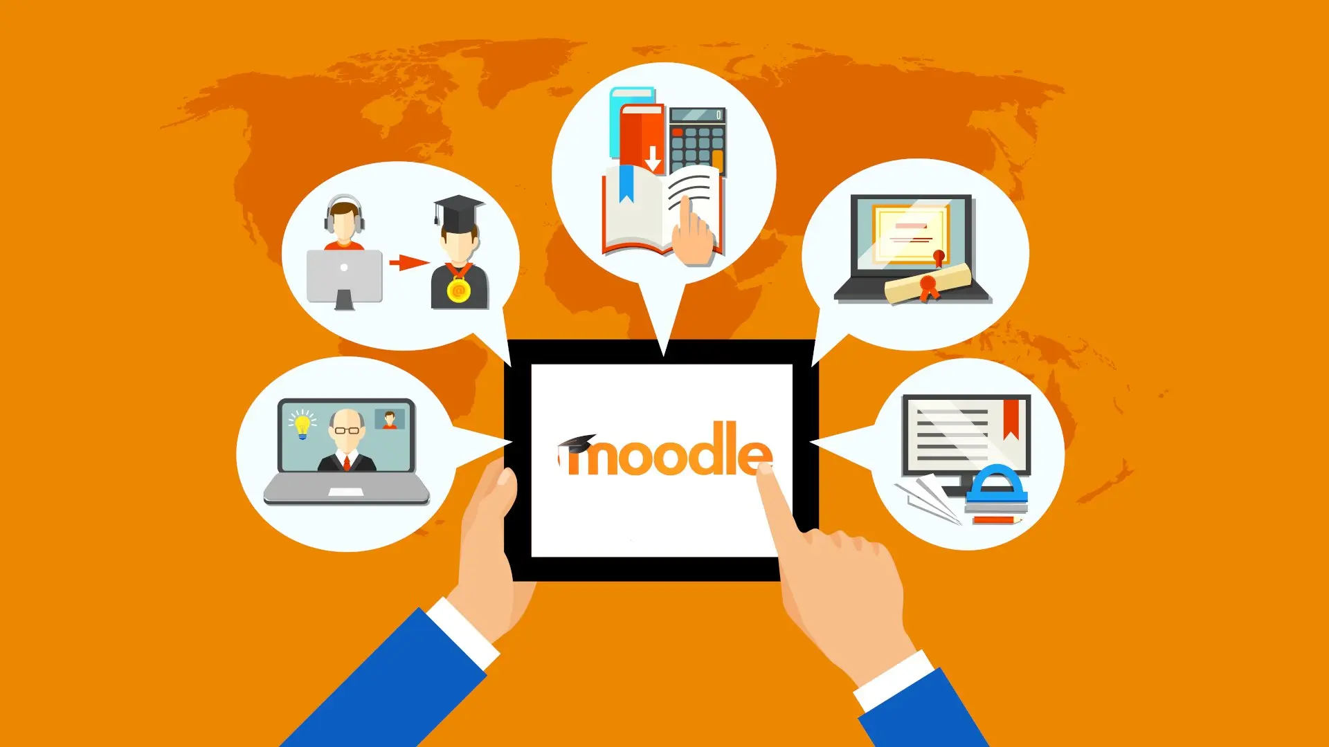 Imagen sobre plataformas LMS Moodle - JnixSoft